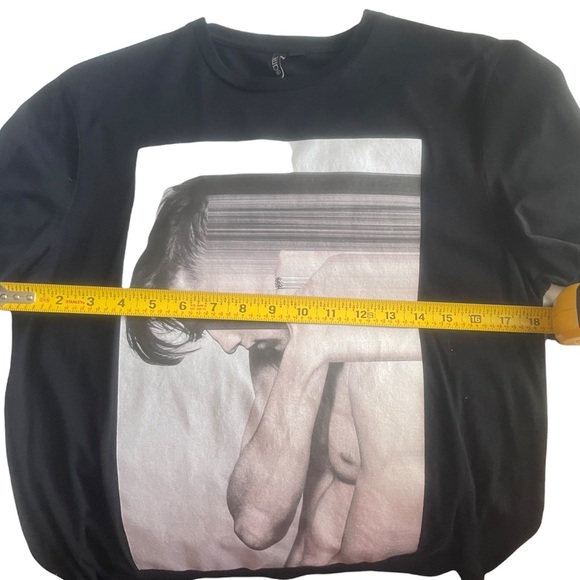 Neil Barrett male model graphic T-shirt - Picture 3 of 6